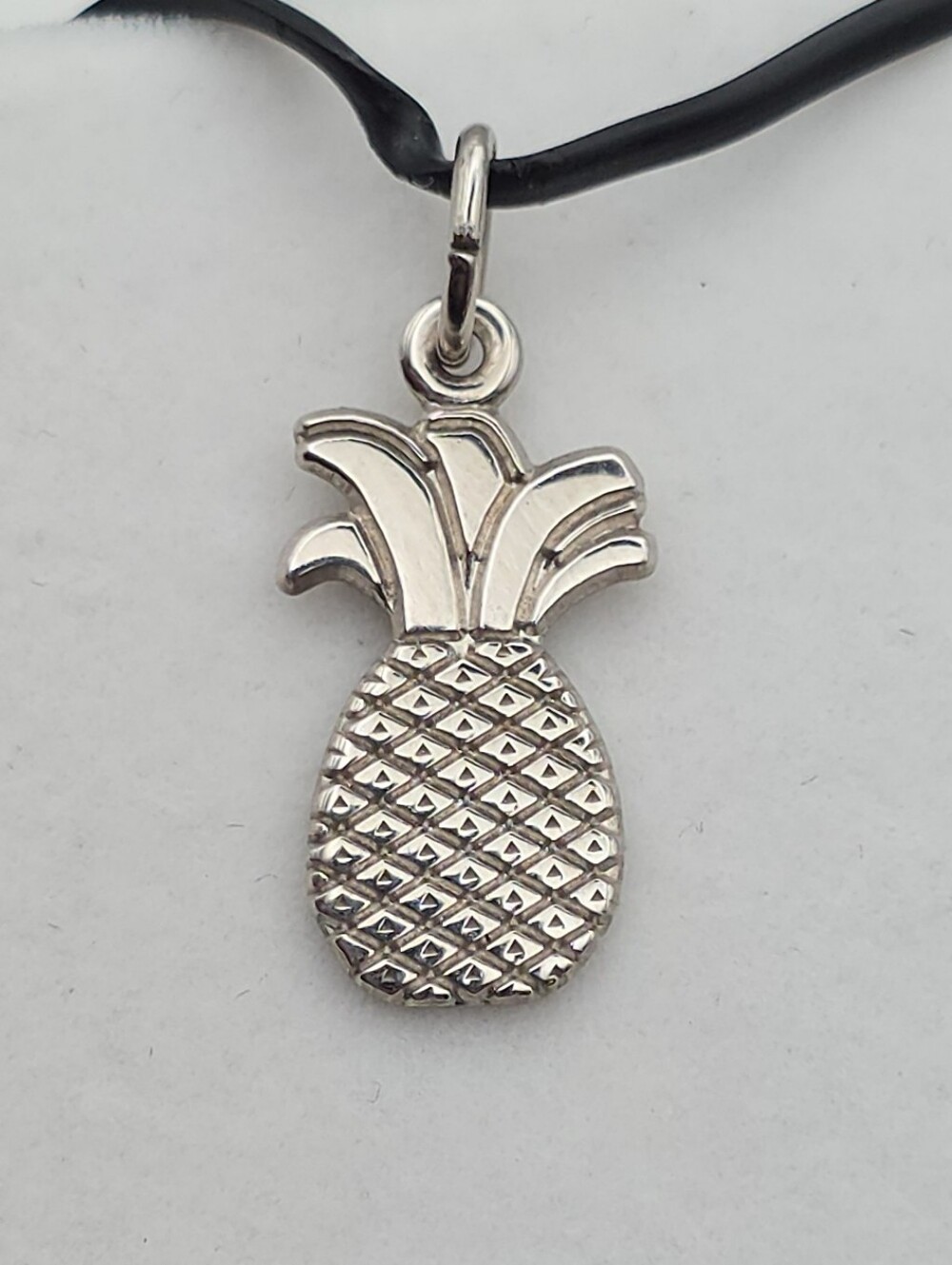 Rembrandt 925 Silver Pineapple Charm For Bracelet Necklace * Fruit Food Tropical